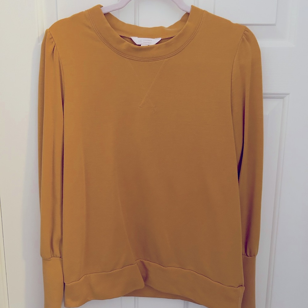 LC Lauren Conrad Yellow top- Size Medium